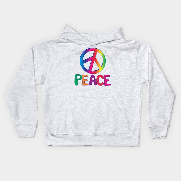 Peace Kids Hoodie by nikovega21